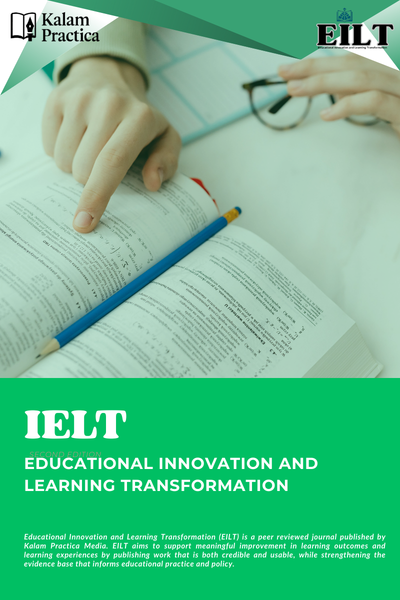 					View Vol. 1 No. 2 (2025): Educational Innovation and Learning Transformation (EILT)
				